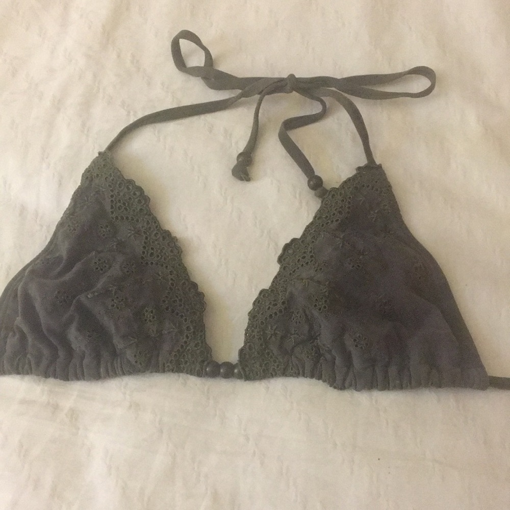 Olive Green Bikini Top